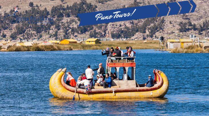 3 Días en Puno - Foto Bote Totora en el Lago Titicaca en Puno