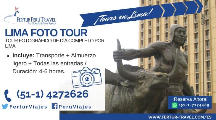 Tour Fotográfico a Lima - Día Completo por Fertur Perú Travel