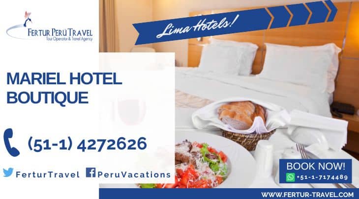 Mariel Hotel Boutique - Book No! Fertur Peru Travel