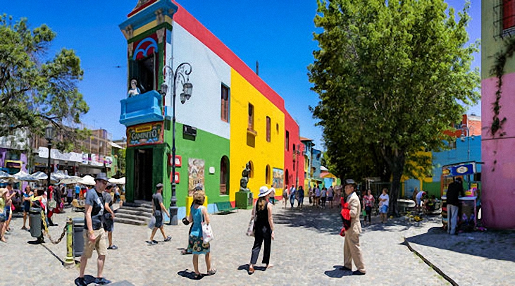 4 Days in Buenos Aires - La Boca district