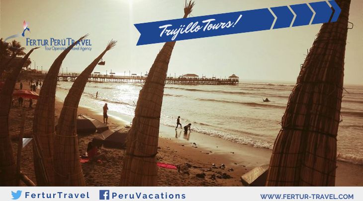 Huanchaco beach - during a four day vacation package to Trujillo