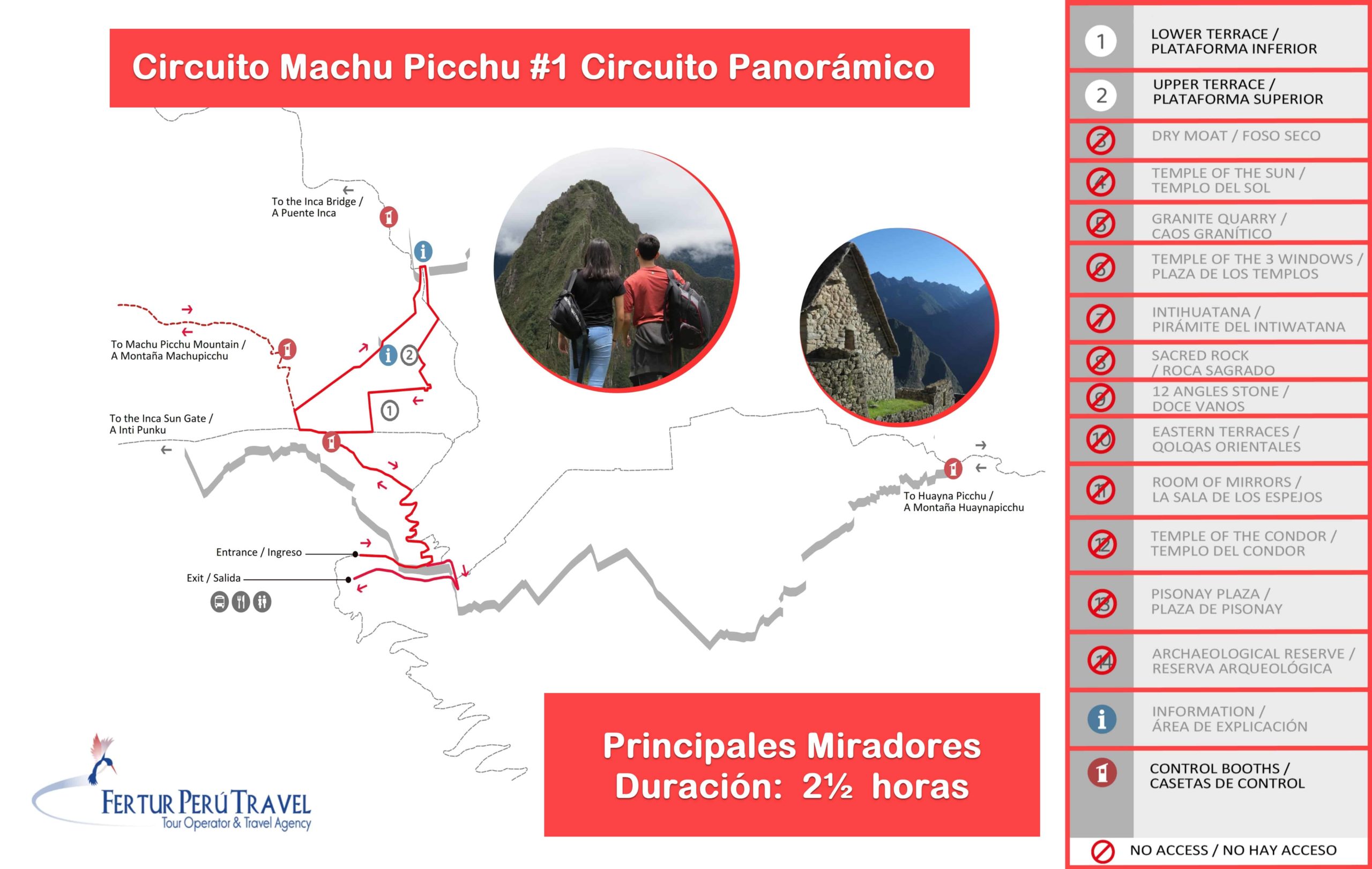 Ruta 1 de Machu Picchu