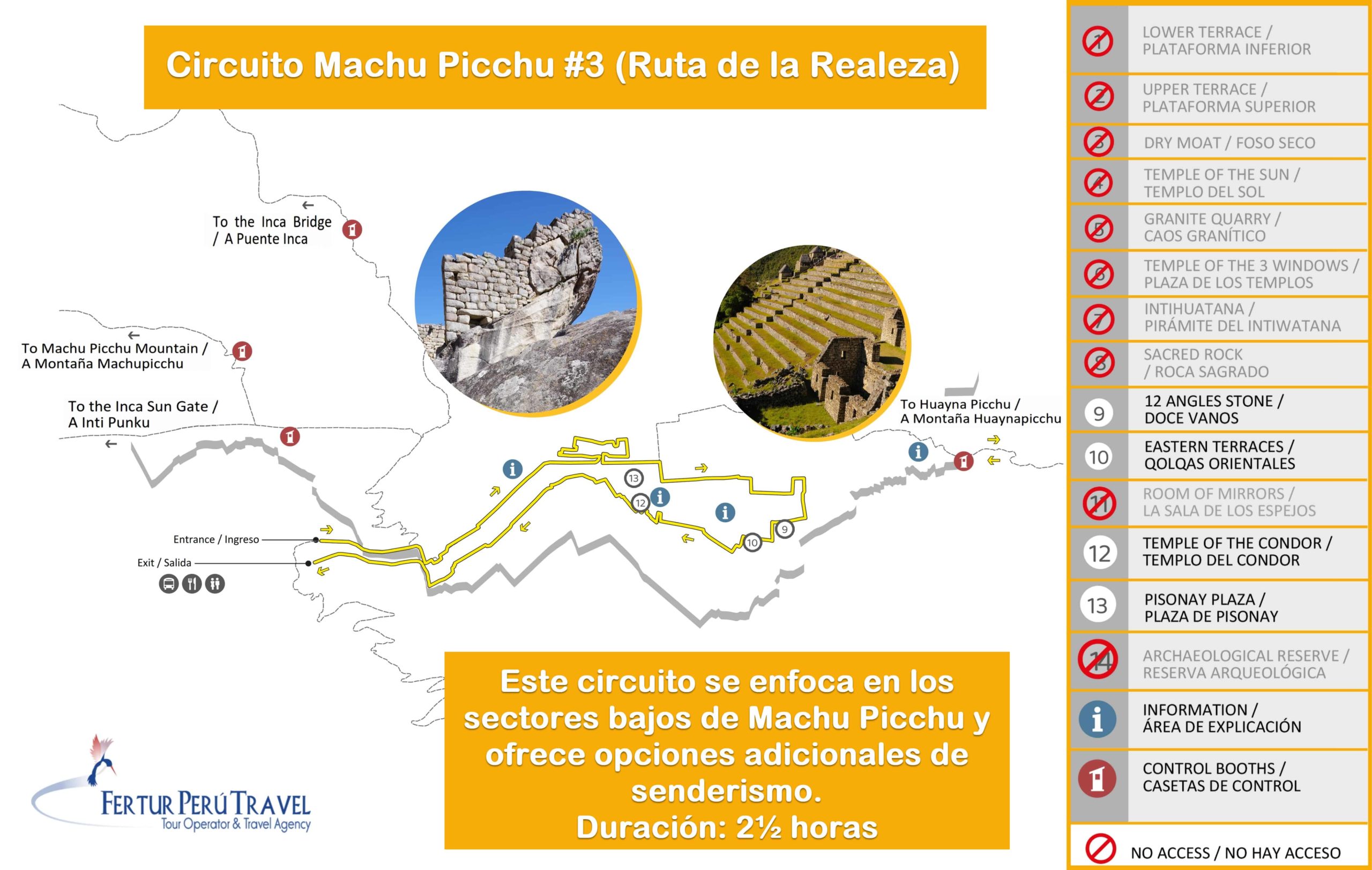 Ruta 3 de Machu Picchu