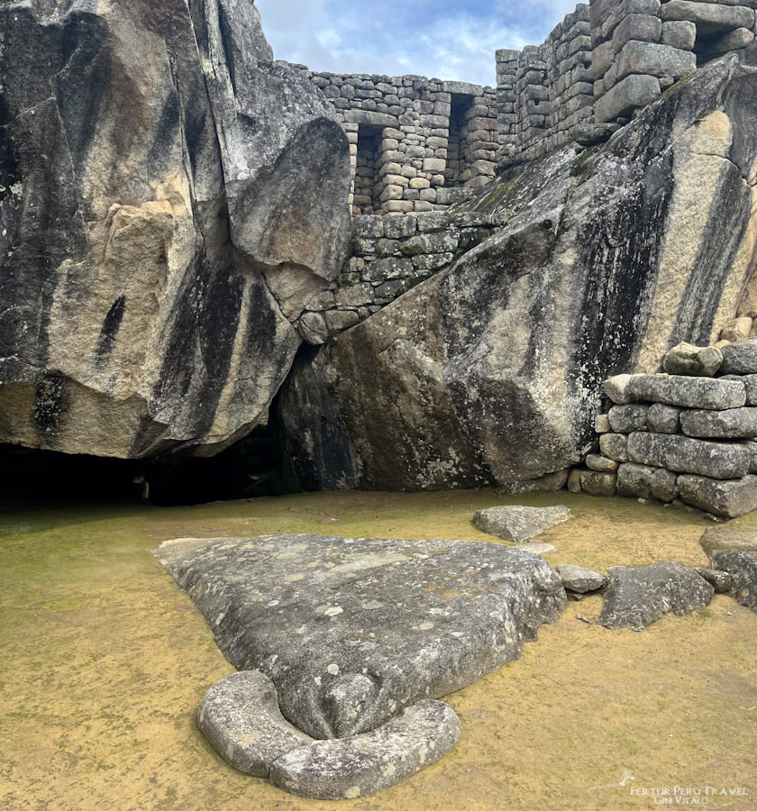 Temple Of The Condor In Machu Picchu