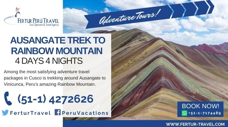 rainbow mountain peru tours 4 da