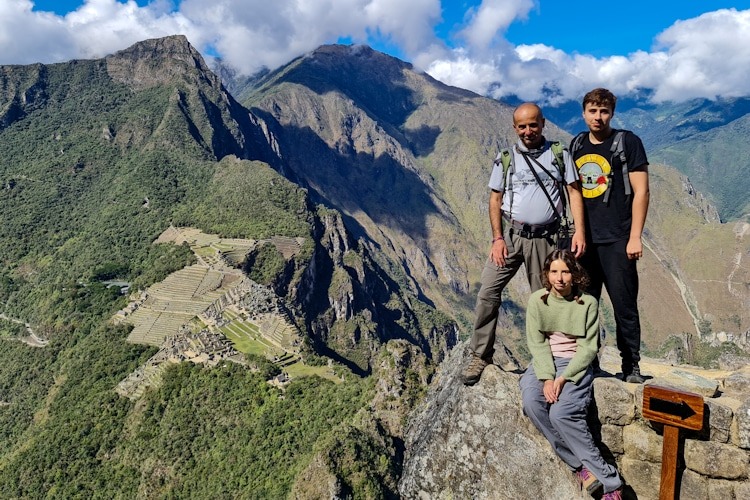 ivica and family atop huayna pic 1