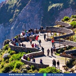 Colca Canyon Peru 4 day tour from Arequipa - condor viewing Cruz del Condor overnight trekking package