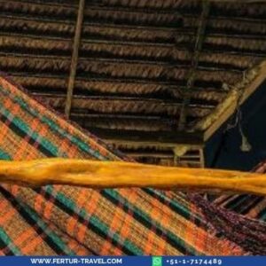 Muyuna Amazon Lodge 4 Days 3 Nights: Relax in authentic jungle accommodations near Iquitos, Peru. Experience comfort and adventure in the heart of the Amazon rainforest with traditional hammocks and eco-friendly lodging.